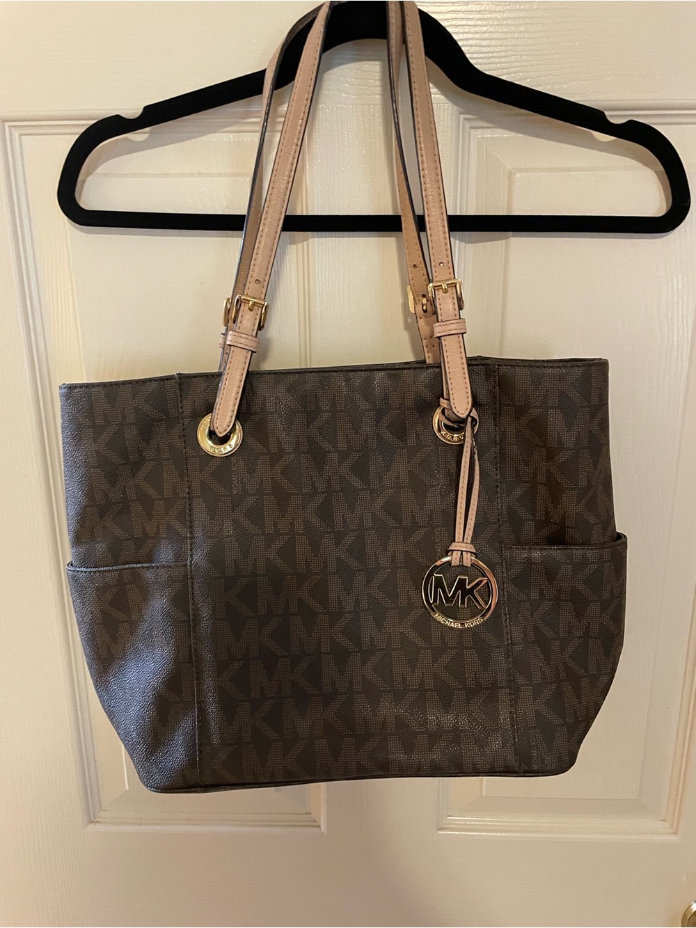 Michael Kors Brown MK Logo Tote